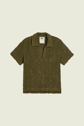 Oas - Pine Verve Jaffa Crochet Shirt