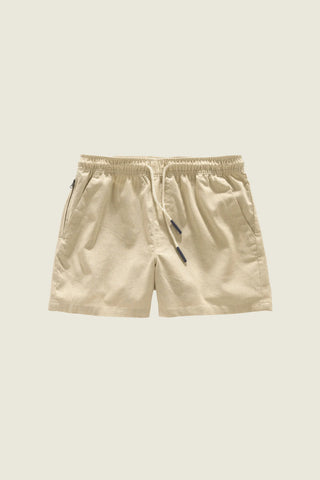 Beige Linen Shorts - OAS