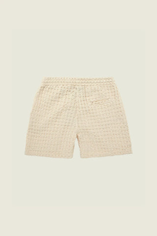 Oas - Ecru Porto Waffle Shorts 52 USD