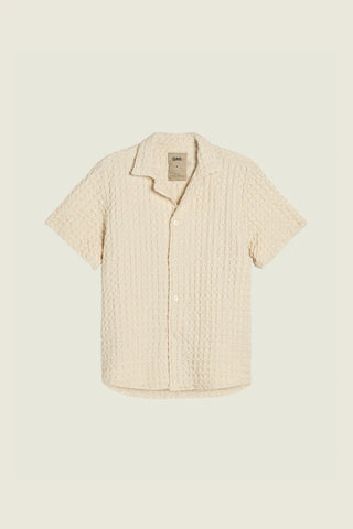 Oas - Ecru Cuba Waffle Shirt