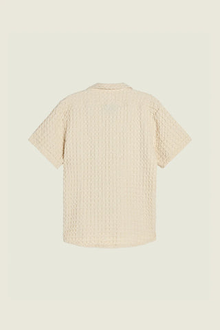 Oas - Ecru Cuba Waffle Shirt