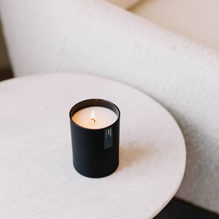 Oakmoss + Amber - Matte Black Tumbler Soy Candle