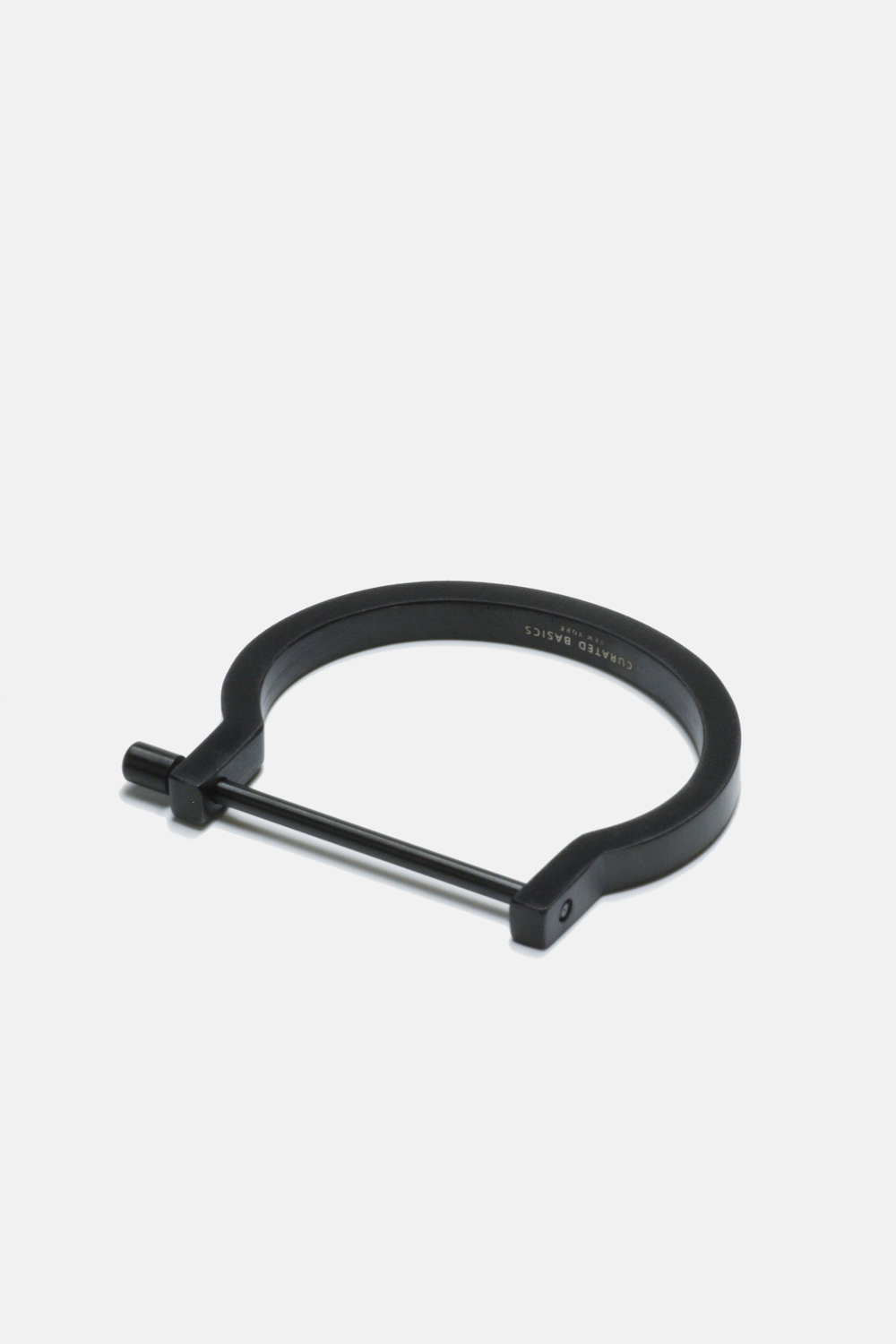 Black Screw Cuff: 8"