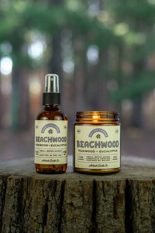 Beachwood | Teakwood + Eucalyptus Soy Candle: 12.5oz