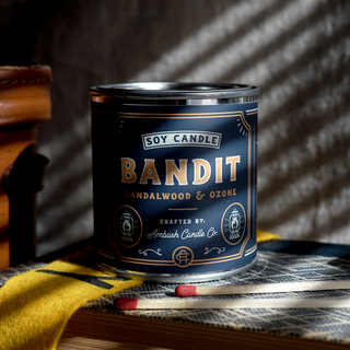 Bandit | Sandalwood + Ozone Soy Candle