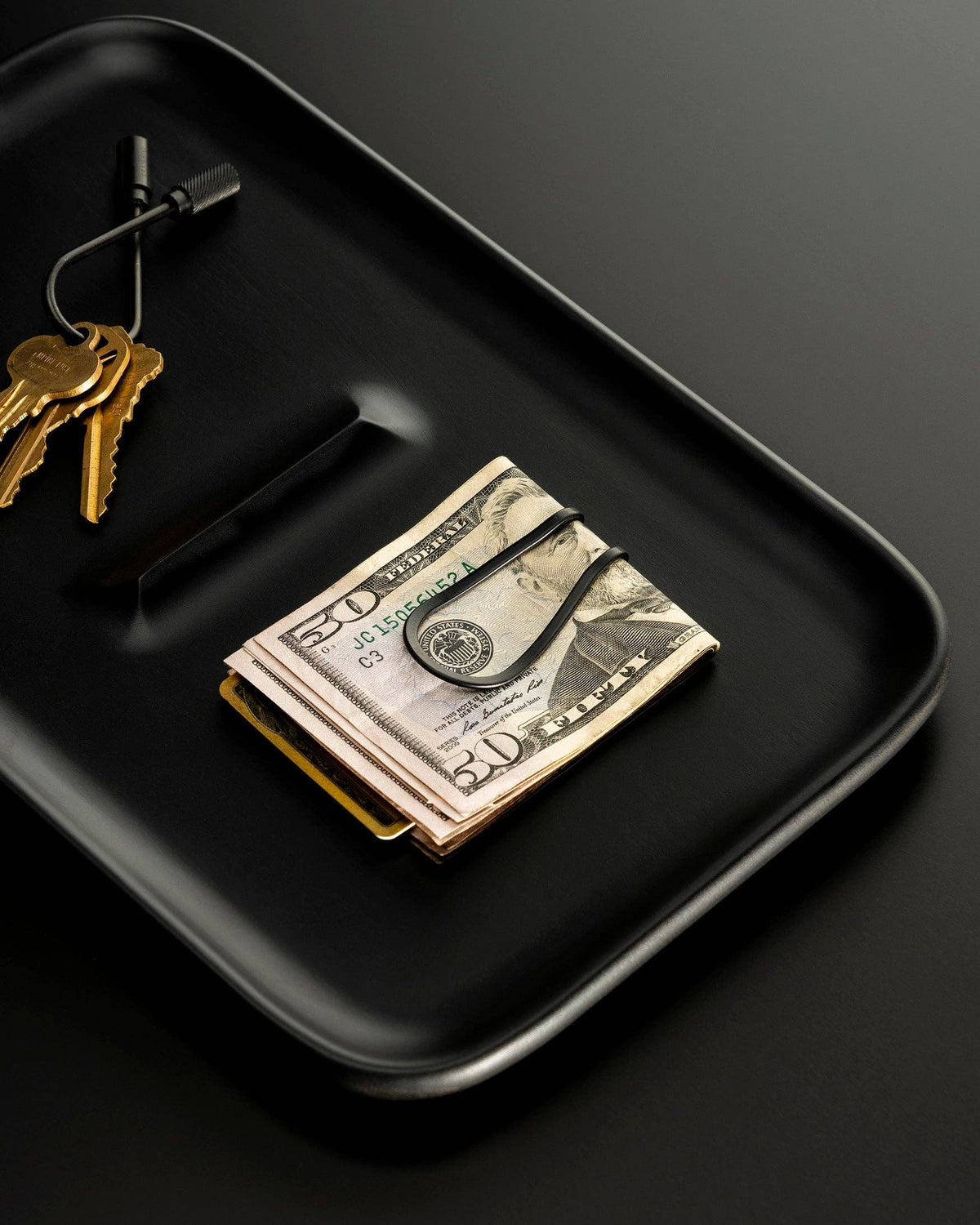 Station Money Clip: Vapor Silver