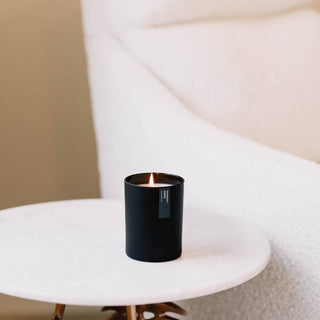 Oakmoss + Amber - Matte Black Tumbler Soy Candle