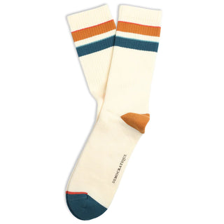 Comfortable Ribbed Socks _ Classique Stripes Sock _ Democratique socks