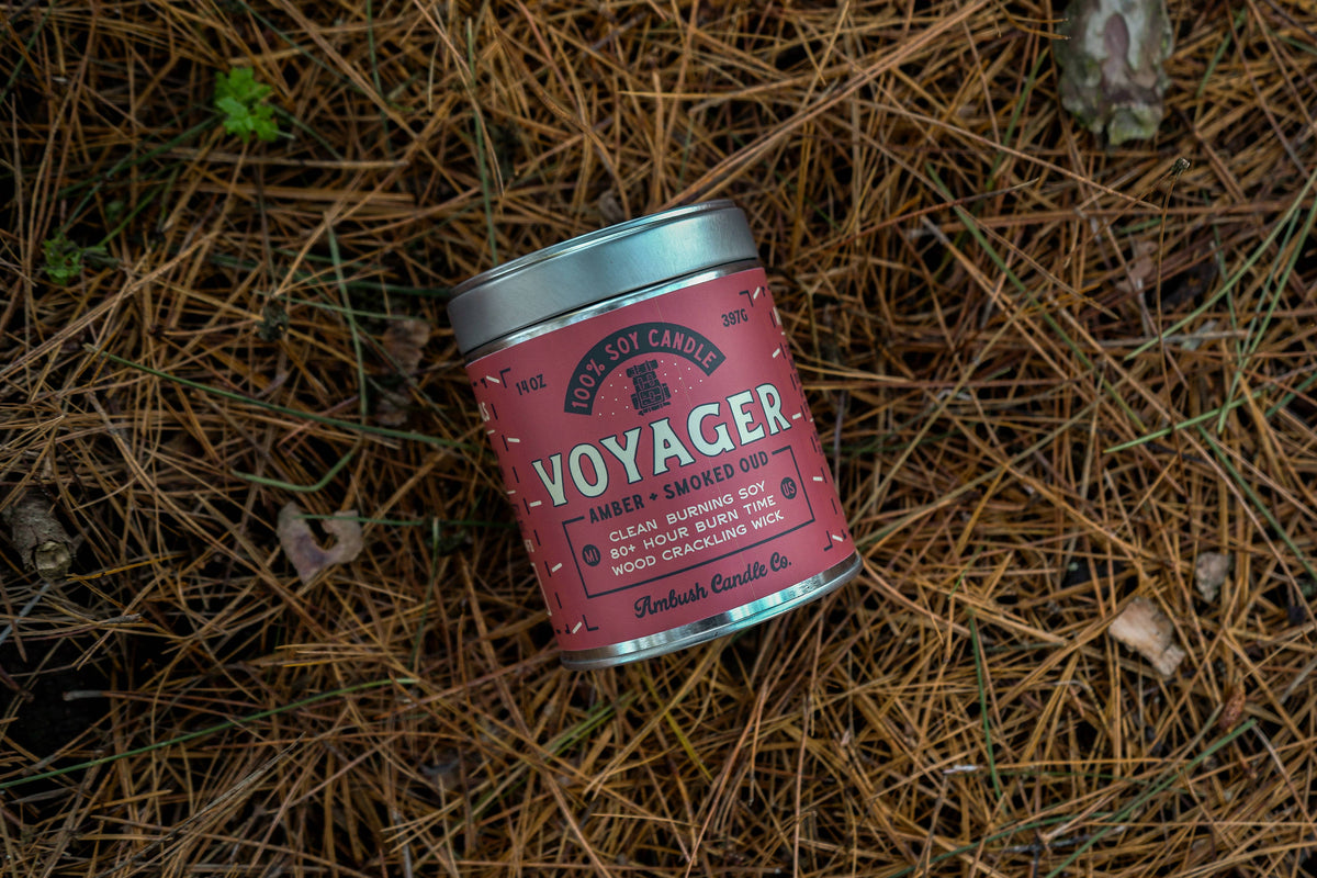Voyager | Amber + Smoked Oud 14oz Soy Candle