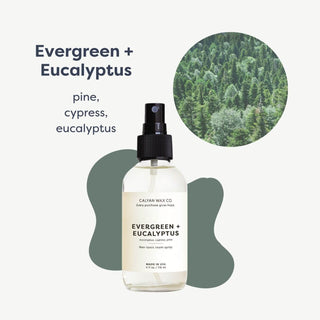 Calyan Room Spray Evergreen+Eucalyptus 4oz