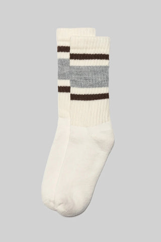American Trench - Grey Retro Stripe Sock