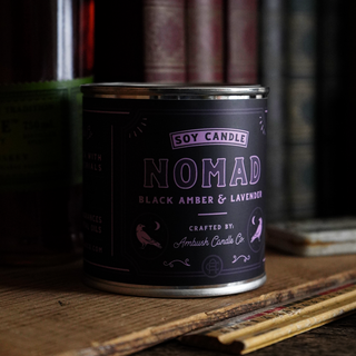 Nomad | Amber + Lavender Soy Candle