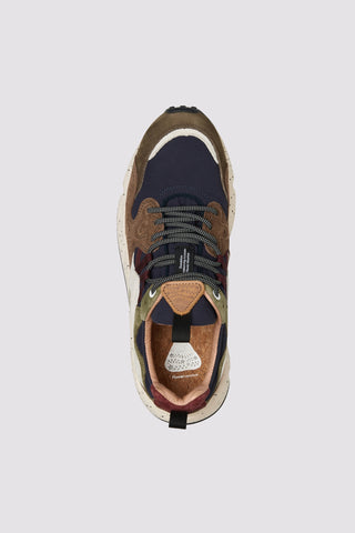 Flower Mountain Sneaker- Brown and Navy