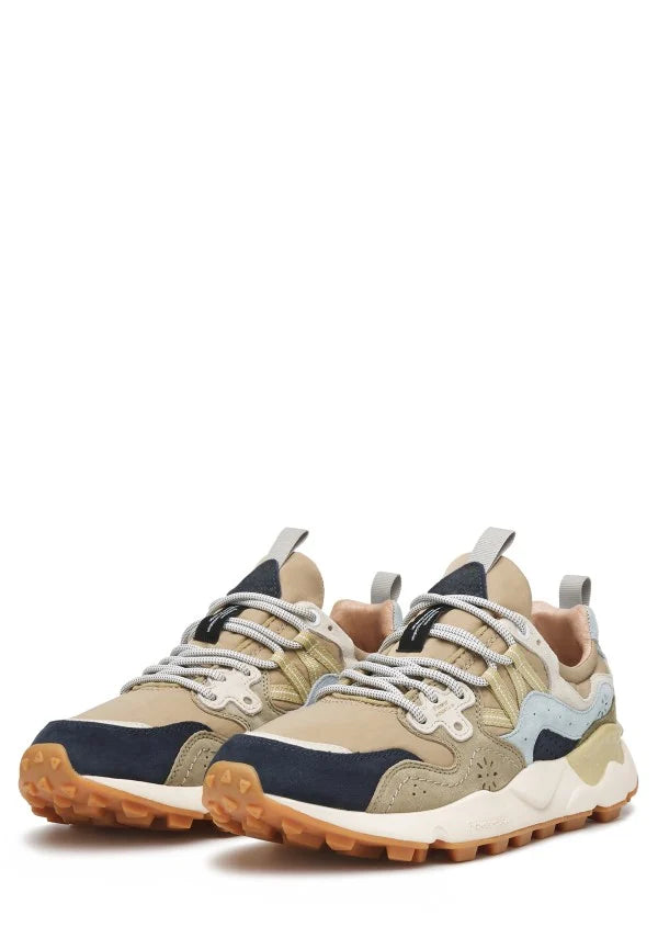 Flower Mountain Sneaker- Navy and Army Green