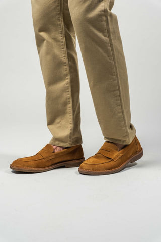 Fastflex Suede Loafer - Cuoio