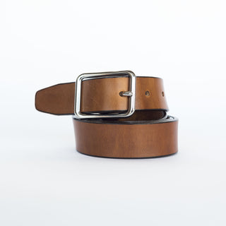 Standard Nickel Harness Leather Belt