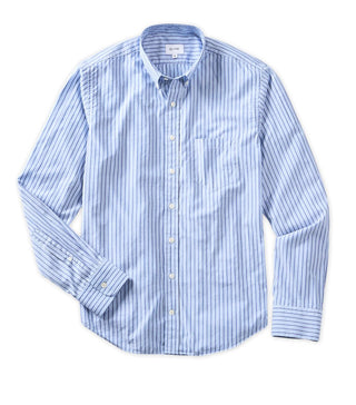 Blue Stripe Italian Cotton Shirt