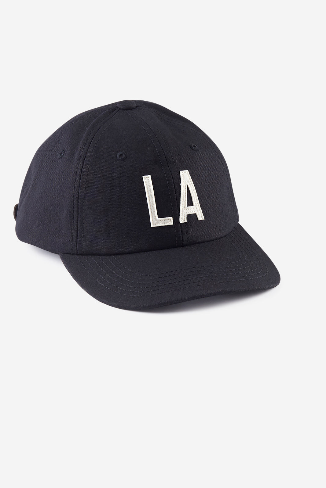 Black Twill 'LA' Field Cap